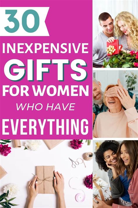 gifts for a woman that has everything.